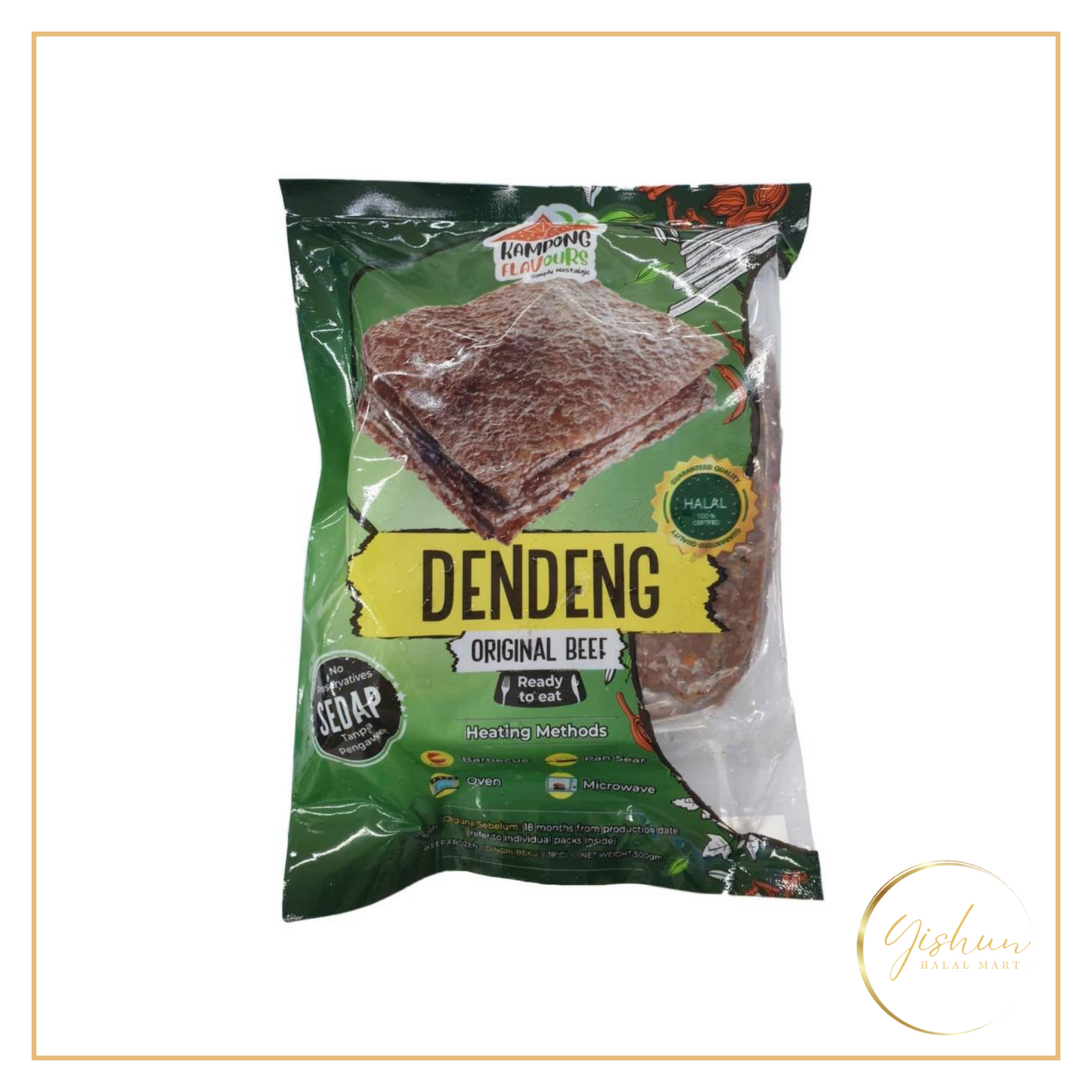 Kampong Flavours Dendeng Beef Original | 500g