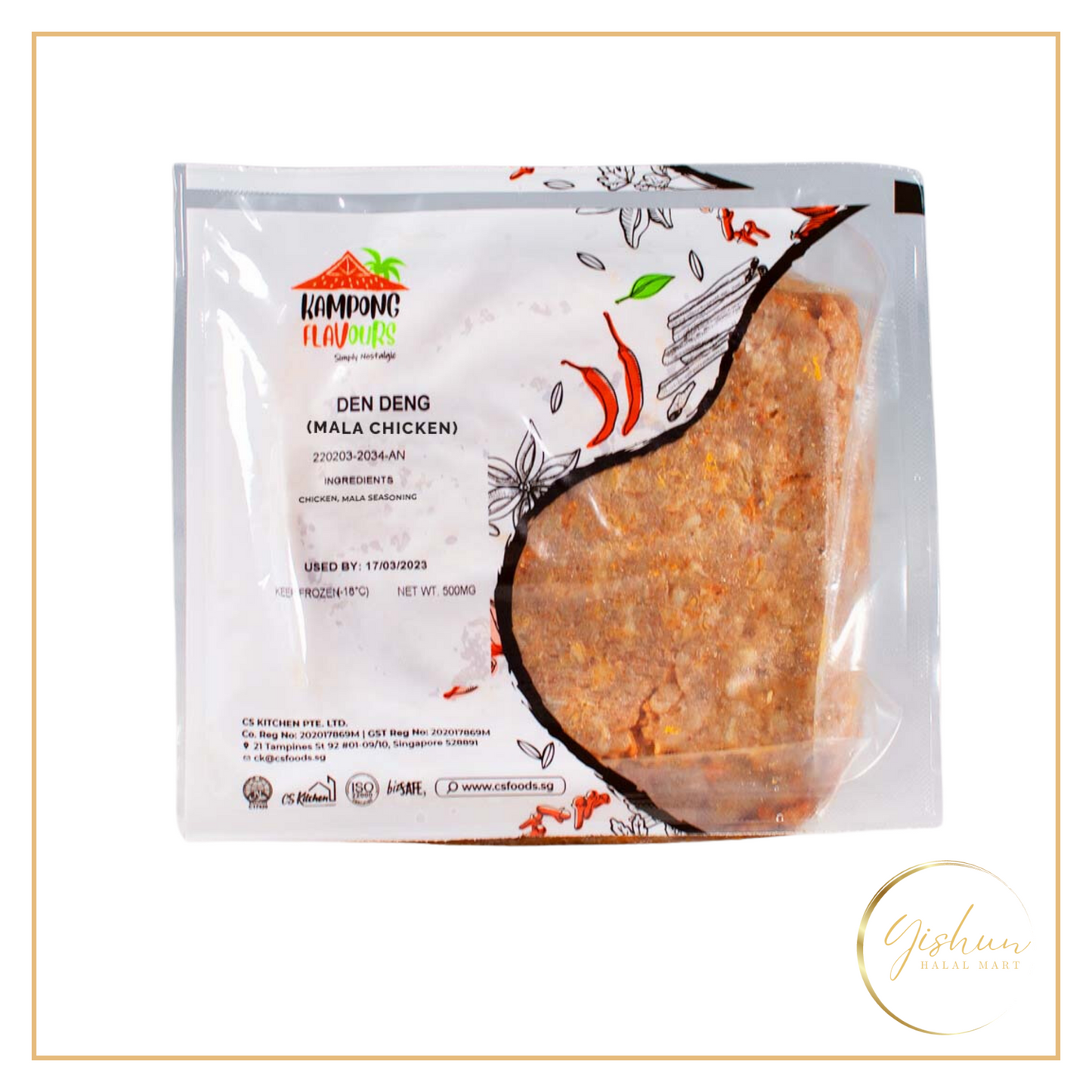 Kampong Flavours Dendeng Chicken Original | 500g