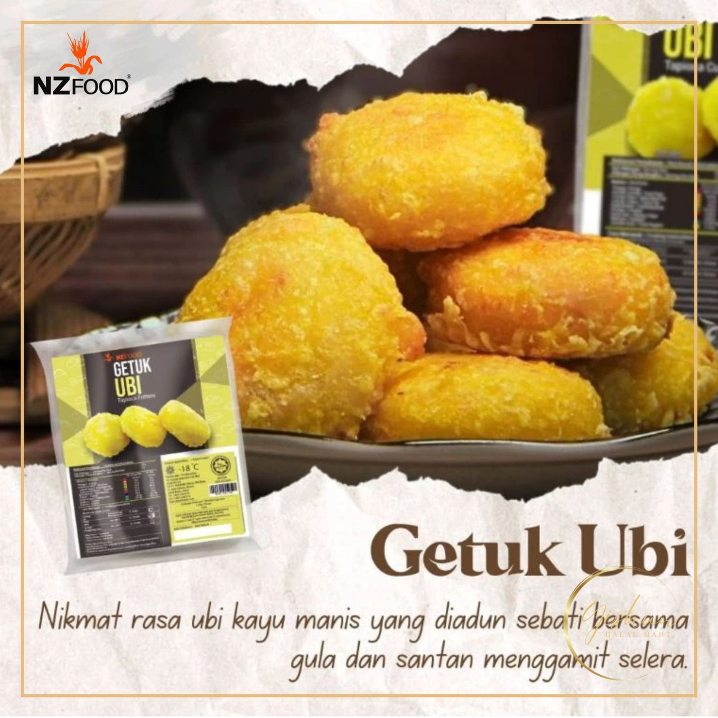 NZFOOD Getuk Ubi | 12pc