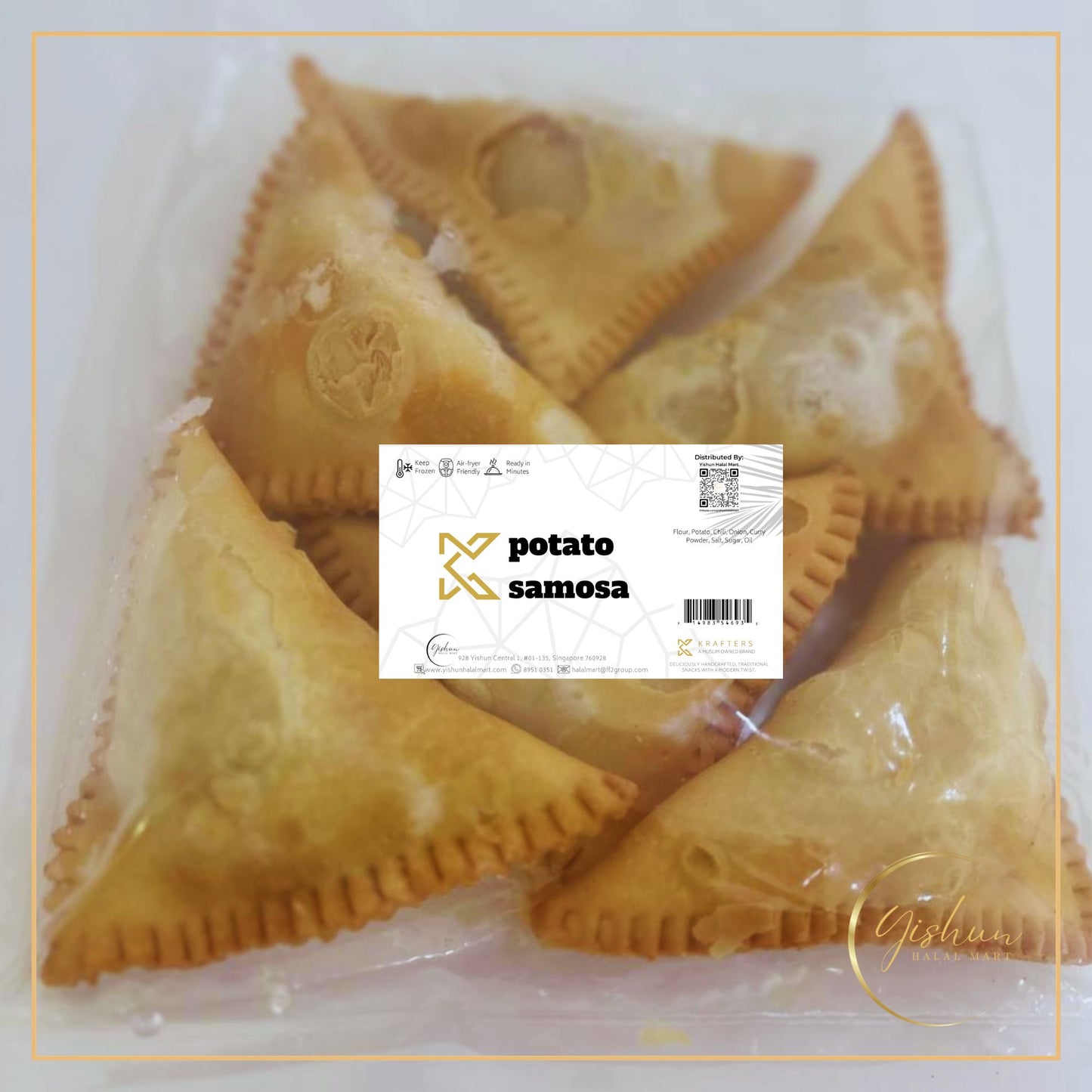 KRAFTERS Potato Samosa (Large) | 6pc