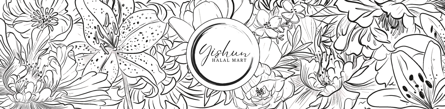 Yishun Halal Mart Floral Monochrome Insulated Cooler Bag