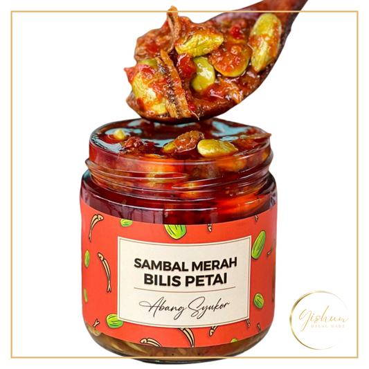 Abg Syukor Sambal Merah Bilis Petai | 180g