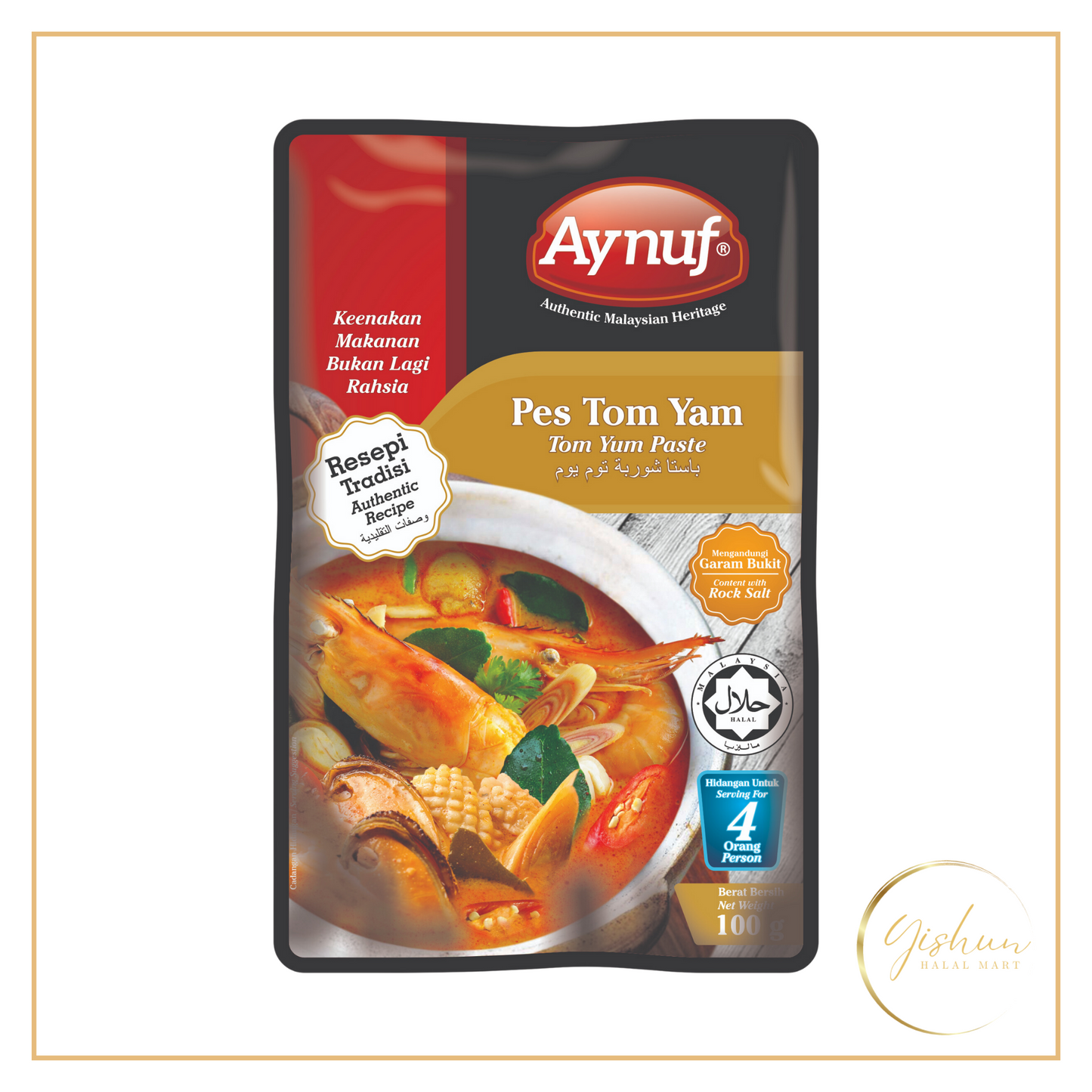 Aynuf Tom Yum Paste / Pes Tom Yam | 100g