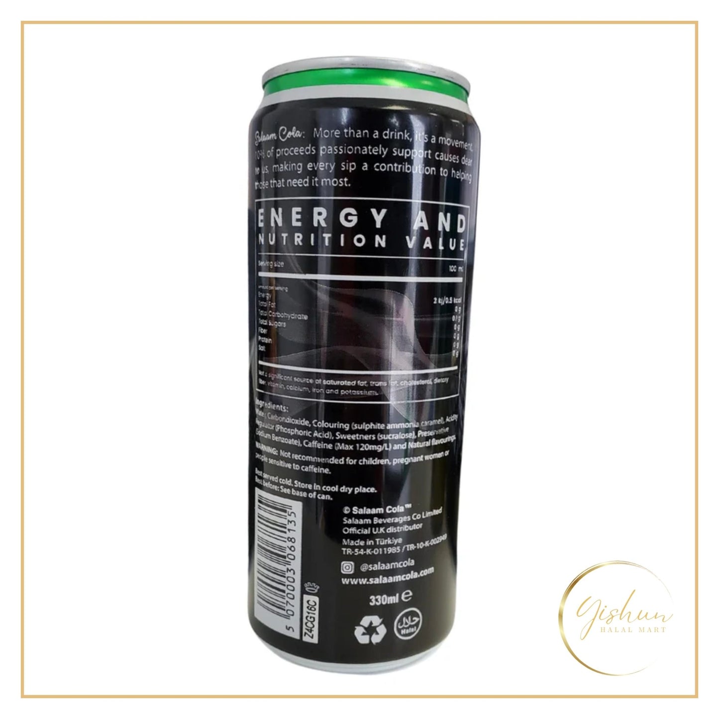 Salaam Cola Original & Zero 24 cans x 330ml | 1ctn